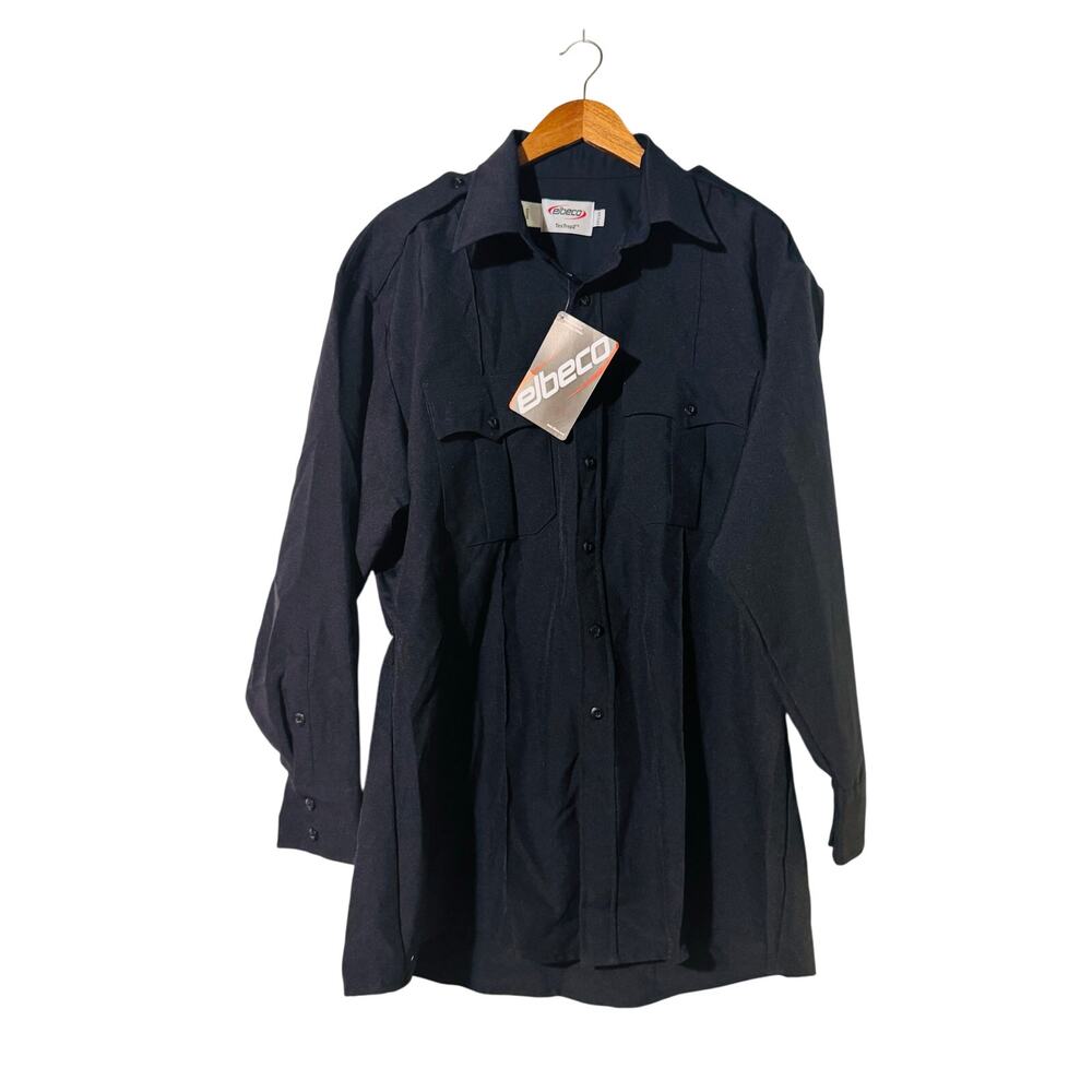 Elbeco Shirt Men's 17.5"  TexTrop2™ Long Sleeve Polyester NWT